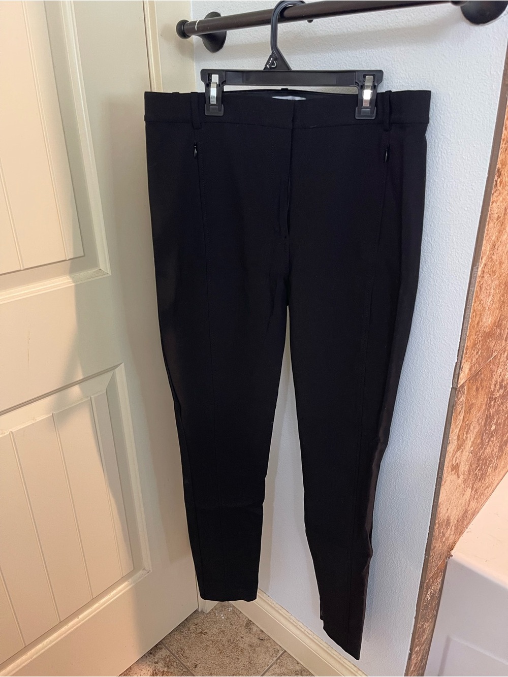 MM. LaFleur Black Slim Ponte Trousers